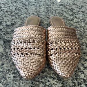 Sam Edelman Natalya Rose Gold Women Mules- Flats